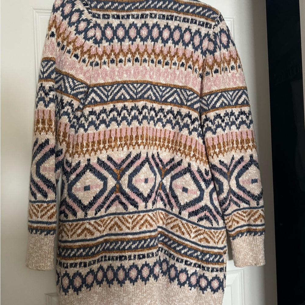 Llbean Patterned Sweater Fair Isle - image 3